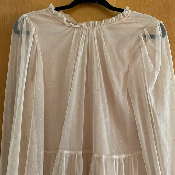 Lightweight beautiful polkadot dress for summer worn once! Light pink color. - Picture 4 of 4